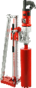 CARDI 185 CORE DRILL MOTOR + STAND RING 2200-2500W 2-SPEED WET (T2200 ME-24 CORE DRILL + L 180-1 STAND)