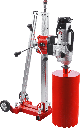 CARDI 306 CORE DRILL MOTOR + STAND RING 3420-4600W 2-SPEED WET (T4 300-EL CORE DRILL MOTOR + C 520 STAND)
