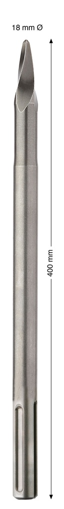 DIAGER 342D18L0400 SDS MAX POINTED CHISEL 18MM X 400MM